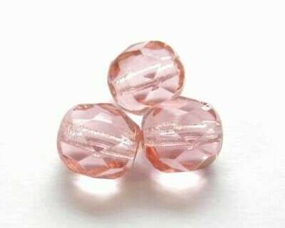 Cristalli ovali 6 mm Rosa
