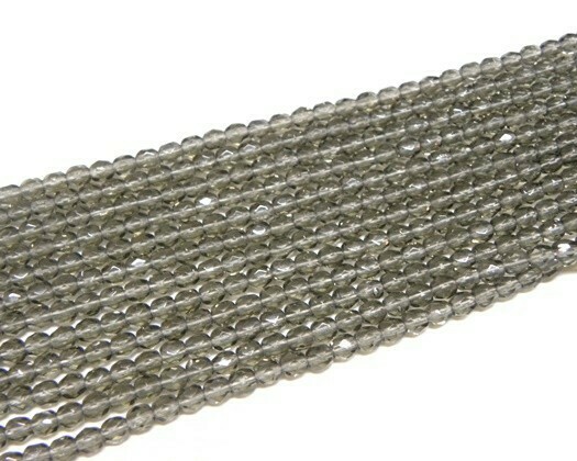 Cristalli ovali 6 mm Grigio