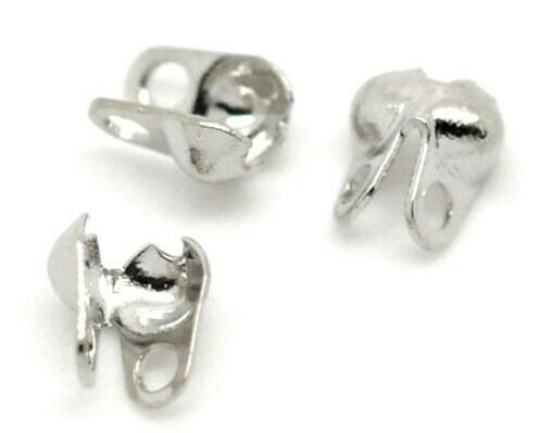 Terminale copri nodo 6,5x3,5 Silver