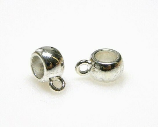 Gancio per ciondoli Liscio 6x4 metal mm