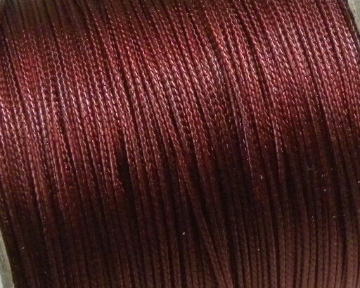 Filo di cotone sintetico Rosso scuro 05-1-1,5 mm