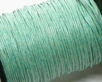 Cotone cerato Verde acqua 1 mm-10 Mt