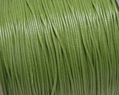Filo di cotone sintetico Verde salvia 1-1,5 mm