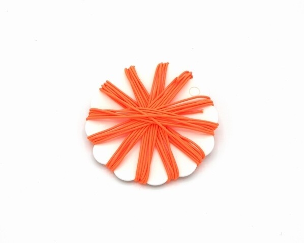 Elastico rinforzato Arancio fluo 5 mt