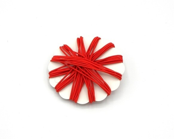 Elastico rinforzato  Rosso 5 mt