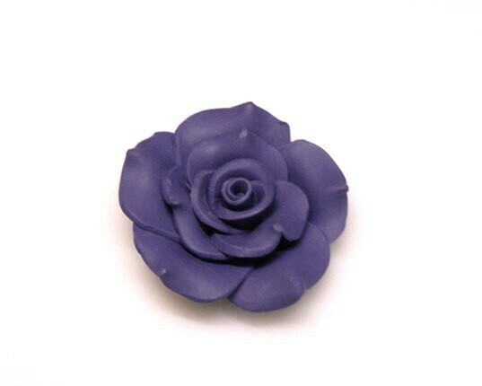 Fiore fimo Viola