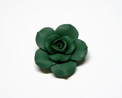 Fiore fimo verde