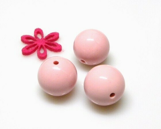 Tondo Rosa 22 mm - 4 pz