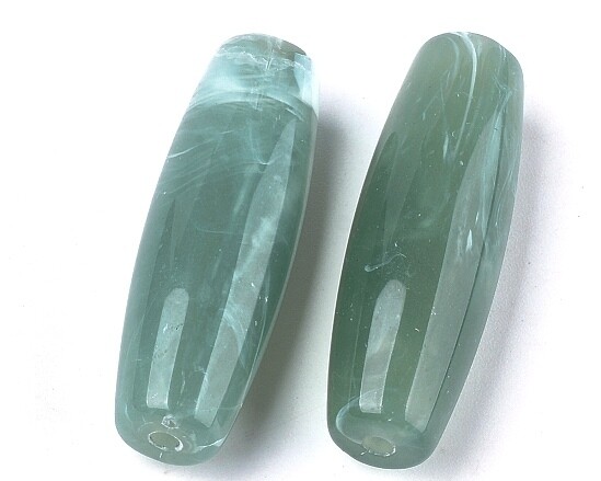 Oliva verde marmorino 40x13 mm