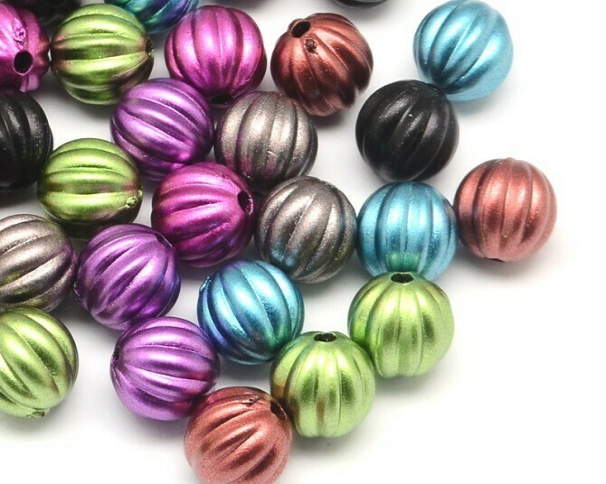 Palline metallizzate Mix color 15 Pz