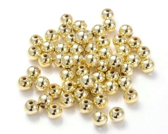 Palline in Resina 3-4-6 mm Oro