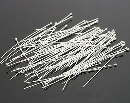 Chiodini Pallina Argento 5-6 Cm 30 pz