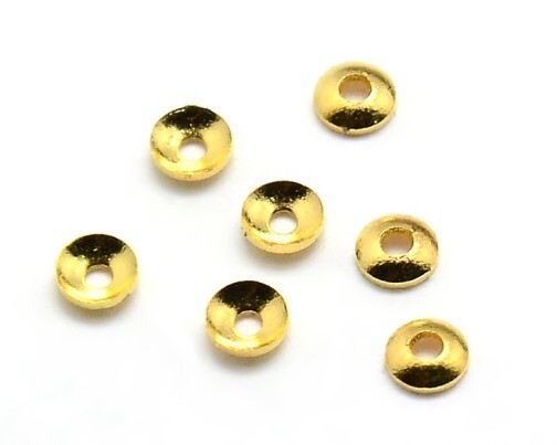 Coppette Lisce Oro 4-6 mm