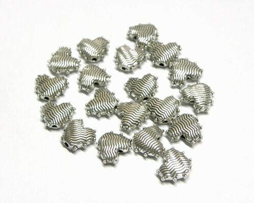 Separatori Cuori rigati 10 Pz