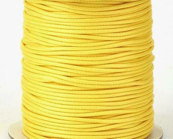 Filo di cotone sintetico giallo 05-1-1,5-2 mm 10 mt