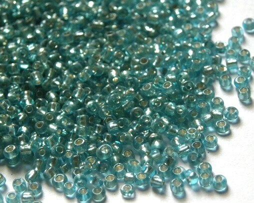 Perline Rocaille Acqua Argento