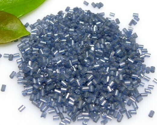 Perline tubetto 2,5 mm Blu chiaro