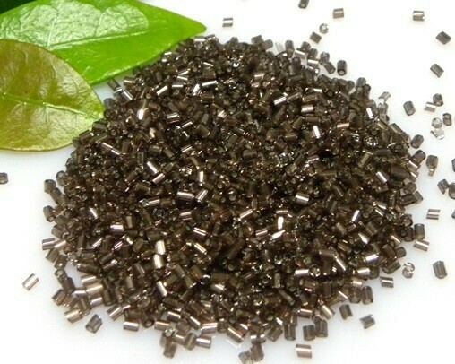 Perline tubetto ametista argento 2,5 mm