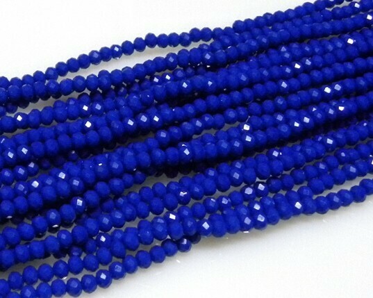 Cristalli cipolla  Blu pastello 4x3 mm