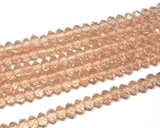 Cristalli Cipolla Salmone 4x3 mm