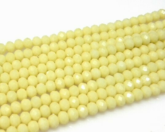 Cristalli Cipolla 6x4 mm Crema