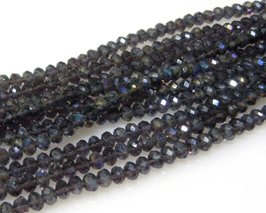 Cristalli Cipolla 6x4 mm Grigio boreale