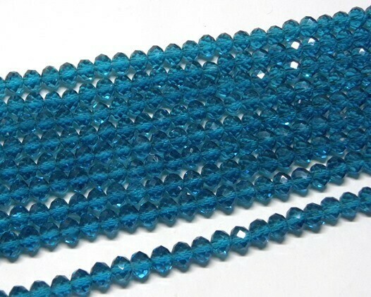 Cristalli cipolla Laguna scuro 4x3 mm