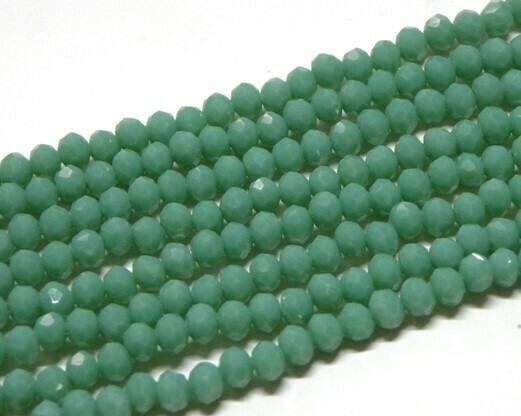 Cristalli cipolla Verde pastello 4x3 mm