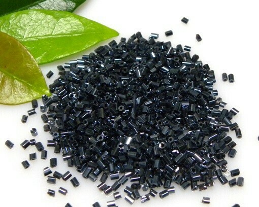Perline tubetto 2,5 mm Ematite