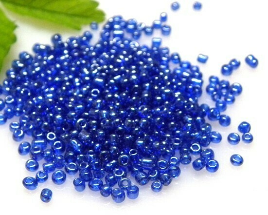 Perline Rocaille Blu Boreale