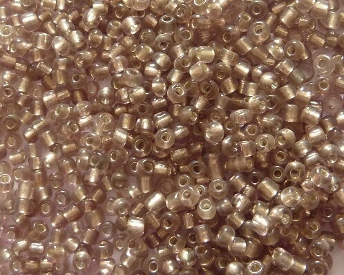 Perline Rocaille Ametista chiaro Argento