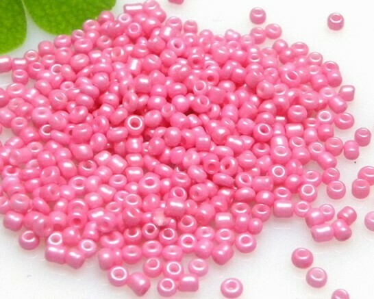 Perline Rocaille Rosa Pastello