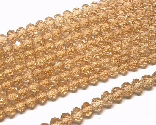 Cristalli Cipolla 6x4 mm Champagne