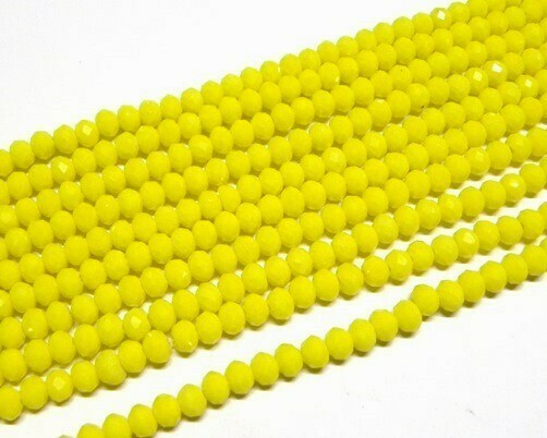 Cristalli Cipolla 6x4 mm Giallo