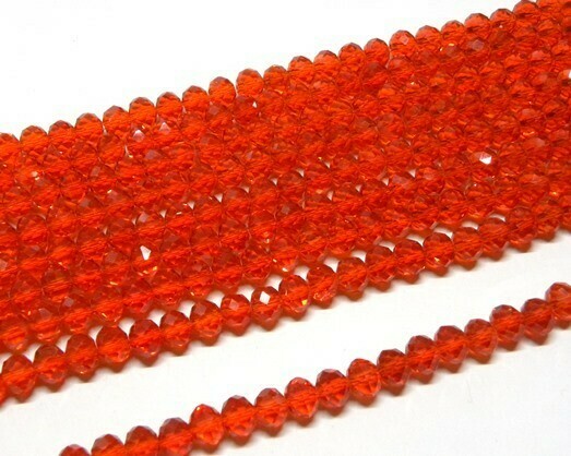 Cristalli cipolla 8x6 mm Arancio scuro