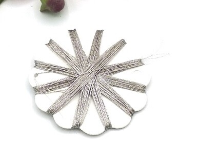 Filo di cotone Argento metal