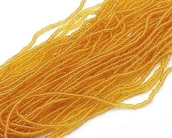 Fili di micro conteria Ambra trasparente