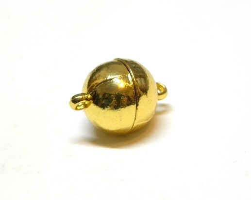 Calamita con anellini Oro 12 mm