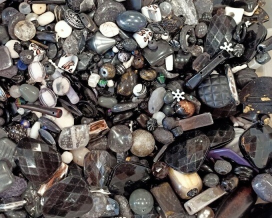 Perle in Resina Mix Nero