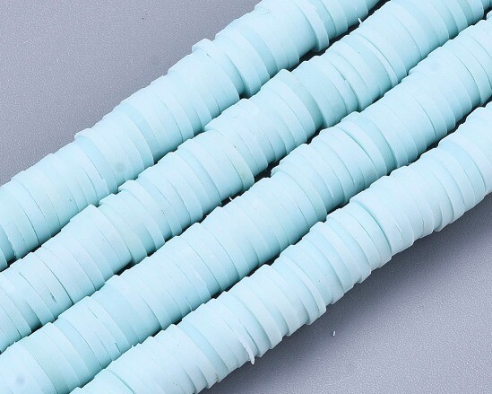 Cheriswelry Perline Heishi In Argilla Polimerica 6mm – Piatte E Tonde, Fatte A Mano, Colore Rosa, Per Gioielli Fai Da Te E Braccialetti Dell'Amicizia