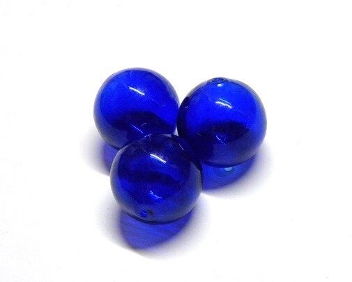Sfera in vetro soffiato Blu 20- 30 mm