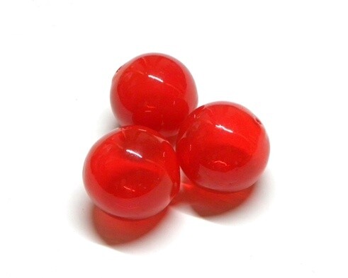 Sfera in vetro soffiato Rosso 20- 30 mm
