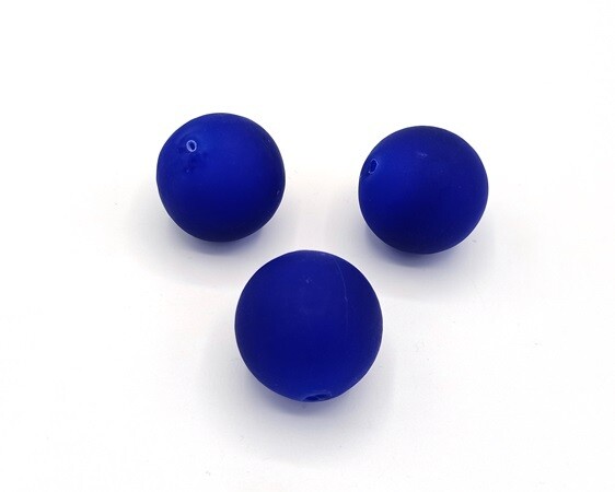 Sfera in vetro soffiato Blu satinato 20- 30 mm