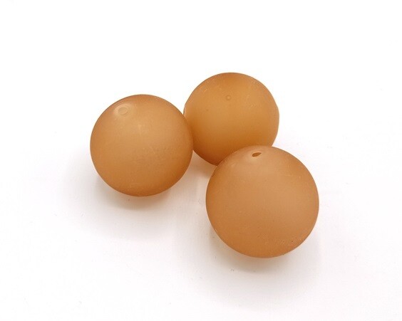 Sfera in vetro soffiato Topazio satinato 20- 30 mm