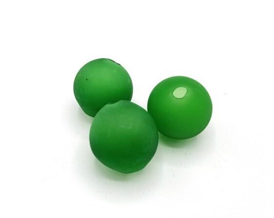 Sfera in vetro soffiato Verde satinato 20- 30 mm
