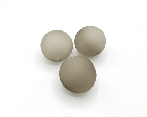 Sfera in vetro soffiato Grigio satinato 20- 30 mm