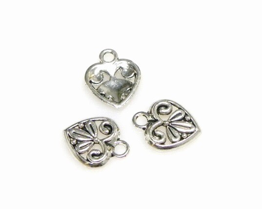 Charms Cuore decorato