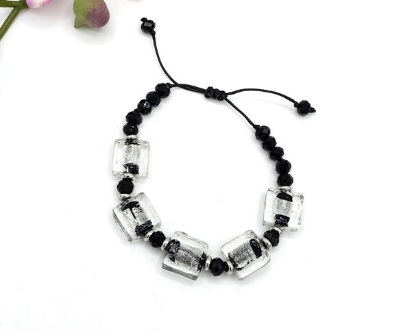 Bracciale macramè Vulcano