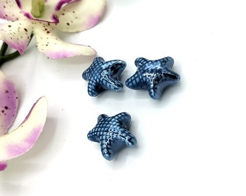 Stella marina in ceramica Blu Navy