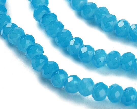 Cristallini 3x2 mm Azzurro pastello